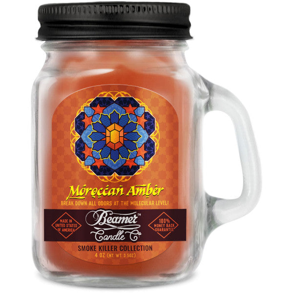 BEAMER CANDLE CO. - SMOKE KILLER - DOUBLE SHOT+ SMALL - MOROCCAN AMBER