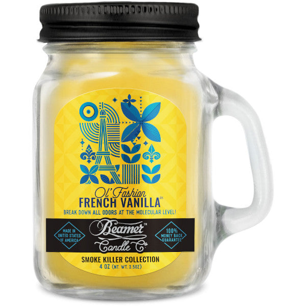 BEAMER CANDLE CO. - SMOKE KILLER - DOUBLE SHOT+ SMALL - OL' FASHION FRENCH VANILLA