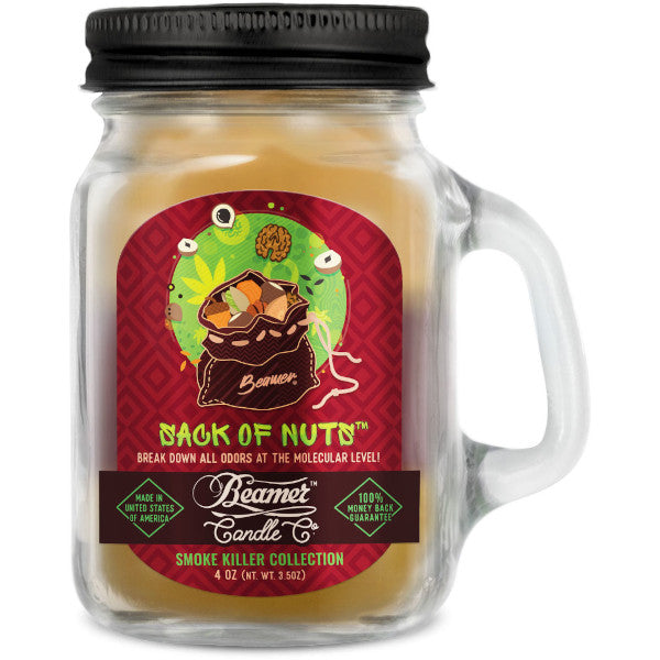 BEAMER CANDLE CO. - SMOKE KILLER - DOUBLE SHOT+ SMALL - SACK OF NUTS