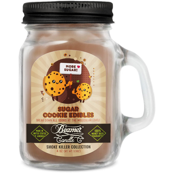 BEAMER CANDLE CO. - SMOKE KILLER - DOUBLE SHOT+ SMALL - SUGAR COOKIE EDIBLE