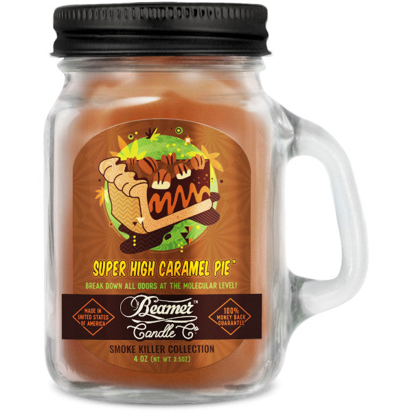BEAMER CANDLE CO. - SMOKE KILLER - DOUBLE SHOT+ SMALL - SUPER HIGH CARAMEL PIE