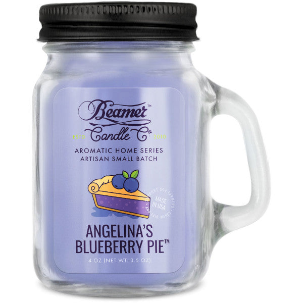 BEAMER CANDLE CO. - AROMATIC HOME SERIES - DOUBLE SHOT+ SMALL - ANGELINA'S BLUEBERRY PIE