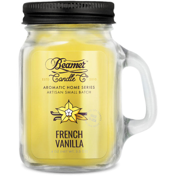 BEAMER CANDLE CO. - AROMATIC HOME SERIES - DOUBLE SHOT+ SMALL - FRENCH VANILLA