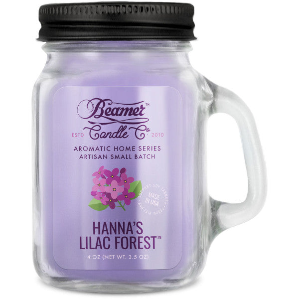 BEAMER CANDLE CO. - AROMATIC HOME SERIES - DOUBLE SHOT+ SMALL - HANNA'S LILAC FOREST
