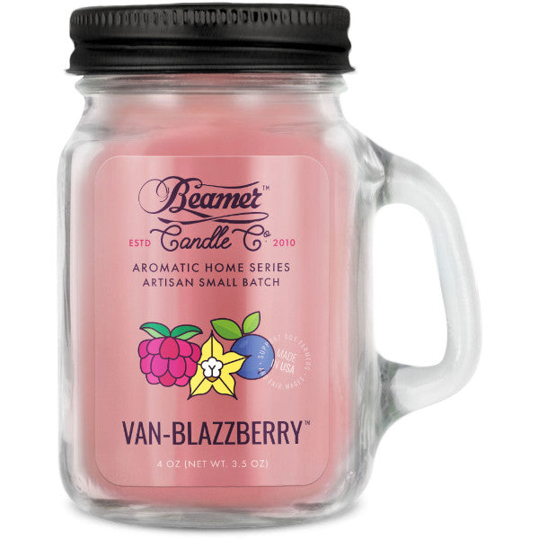 BEAMER CANDLE CO. - AROMATIC HOME SERIES - DOUBLE SHOT+ SMALL - VAN-BLAZZBERRY