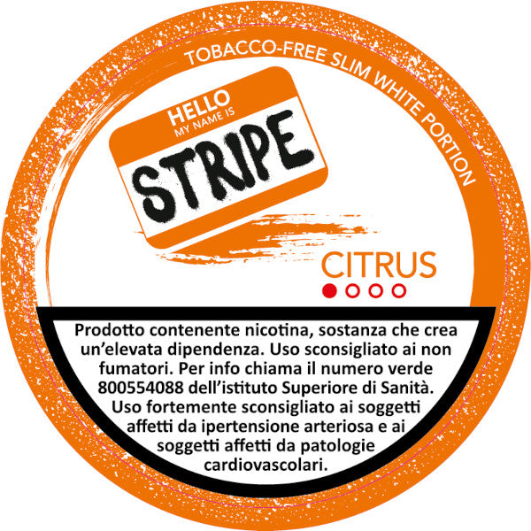 STRIPE LIGHT CITRUS 10 mg/g - 20 POUCH