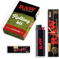 RAW KIT DISTRIBUTORE CARTINA BLACK KSS + TIPS + ACCENDINO ORIGINAL