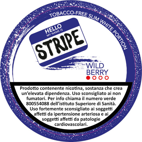 STRIPE LIGHT WILD BERRY 10 mg/g - 20 POUCH