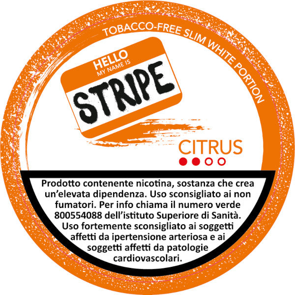 STRIPE MEDIUM CITRUS 20 mg/g - 20 POUCH