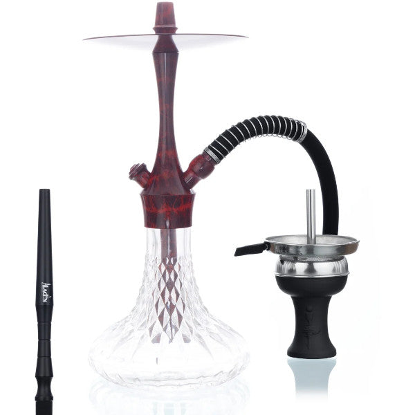 ALADIN NARGHILE' ALUX 380 - RED&BLACK