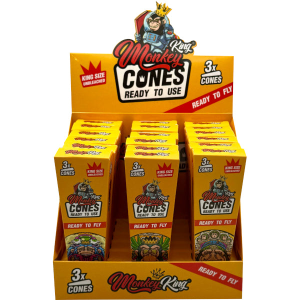 MONKEY CONES KS UNBLEACHED X3