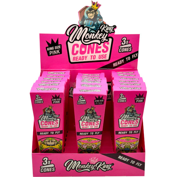MONKEY CONES KS PINK X3