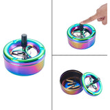POSACENERE IN METALLO PUSH 11 cm - 4 PEZZI