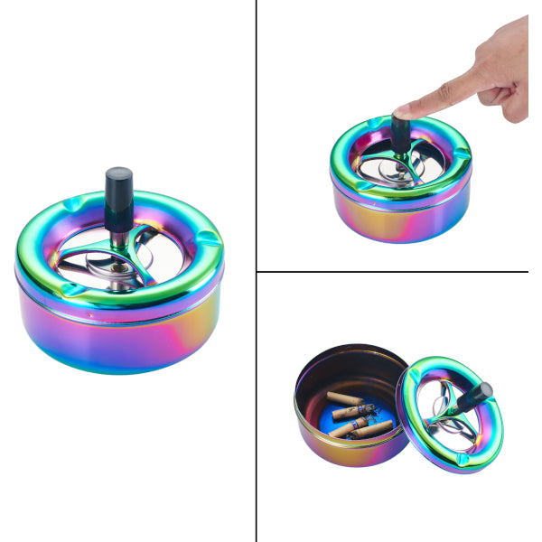 POSACENERE IN METALLO PUSH 11 cm - 4 PEZZI