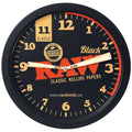 RAW BLACK STASH WALL CLOCK