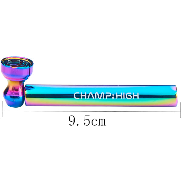 RAINBOW GLASS PIPE & GRINDER - 24 PZ COLORI ASSORTITI