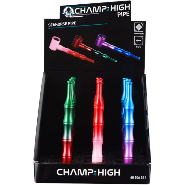 SEAHORSE ALUMINIUM PIPE - 12 PZ COLORI ASSORTITI