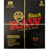 RAW SACK BLACK XL 6PCS
