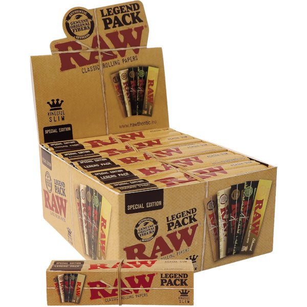 RAW LEGEND 5 PACK SLIM - BOX/10