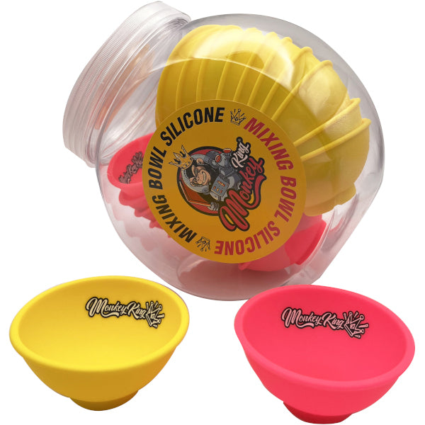MONKEY MIXING BOWL SILICONE - 24 PZ COLORI ASSORTITI